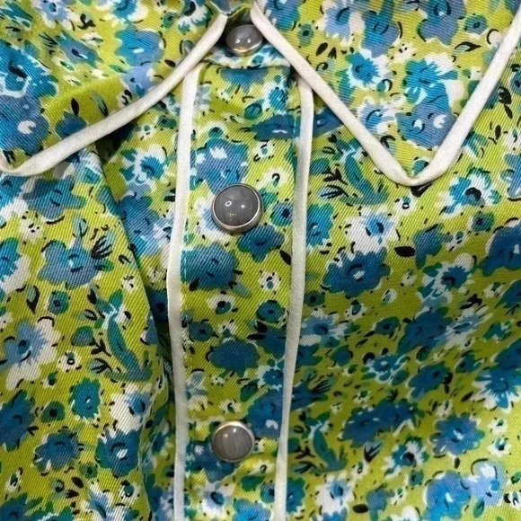 Cinq a Sept Leon Floral Tie-Front Sleeveless Blouse size S - Picture 4 of 7